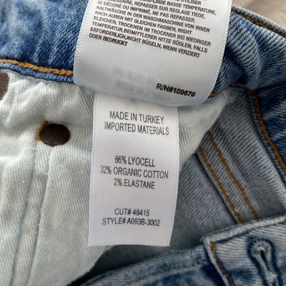 Agolde High Rise Distressed Denim Skinny Jeans - Picture 4 of 12